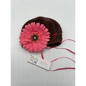 Sydlicious Designs Infant Crochet Flower Hat